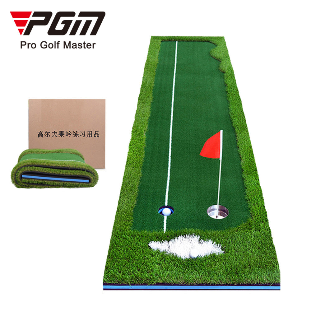 PGM GL001 golf putting green mat outdoor golf putting green with aiming line