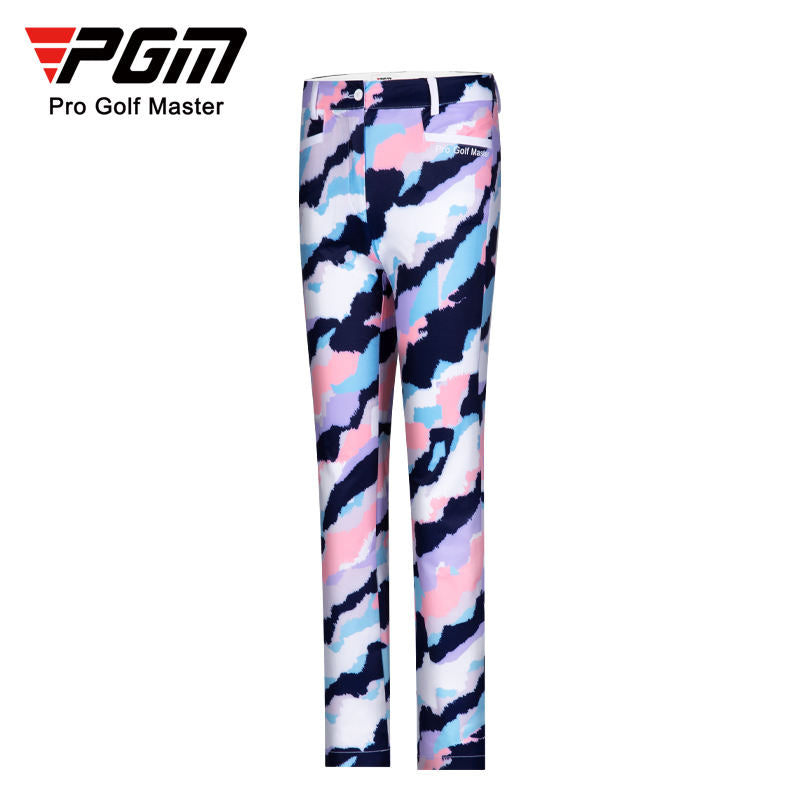 PGM KUZ133 brand clothing ladies golf jogger pants polyester spandex colorful golf pant