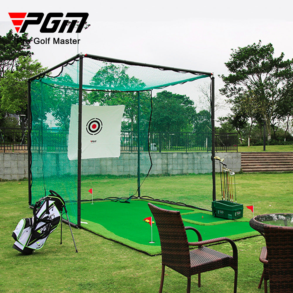 PGM LXW001 factory 3M golf cage training practice net return outdoor heavy duty golf nets for backyard driving