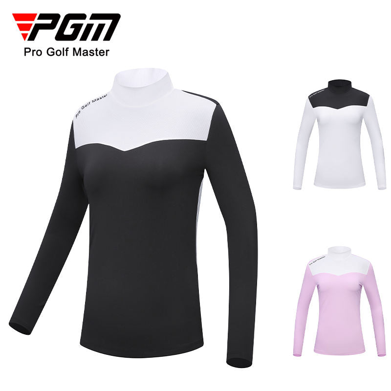 PGM YF545 ladies plain white golf t shirts poly spandex soft golf shirts