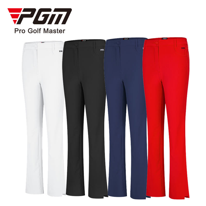 PGM KUZ144 women long golf pants polyester black golf pants