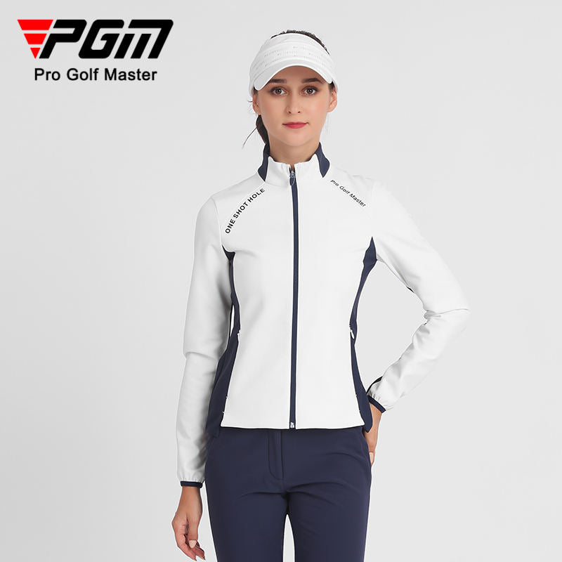 PGM YF513 ladies long sleeve golf coat casual white golf jacket