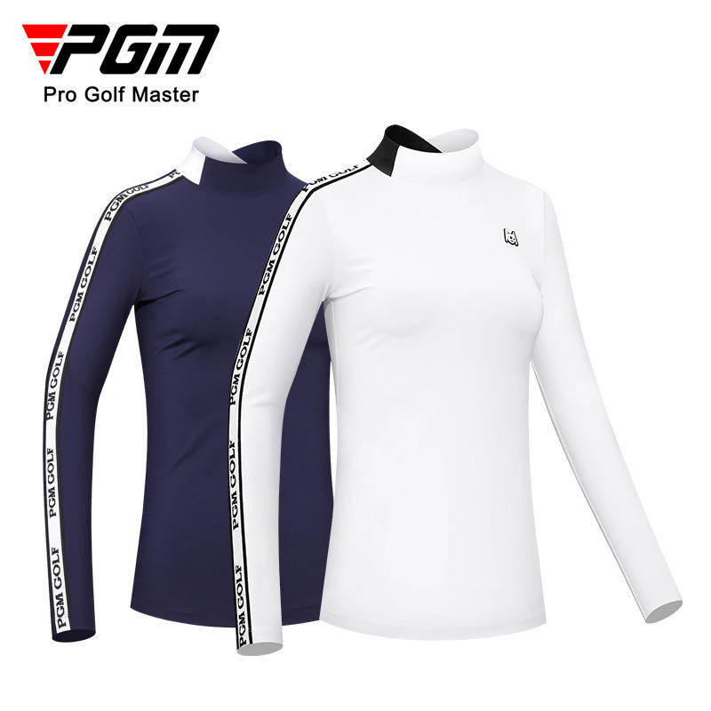 PGM YF478 high quality women long sleeve golf polo shirt custom breathable golf shirt