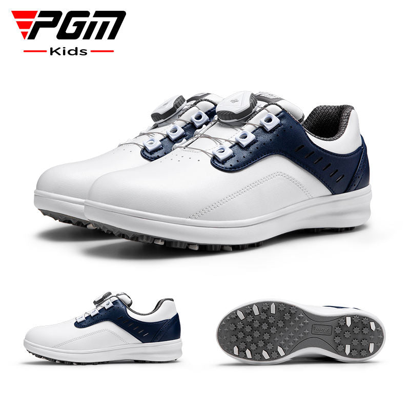 PGM XZ251 custom golf shoe manufacturer wholesale waterproof junior golf shoes with logo