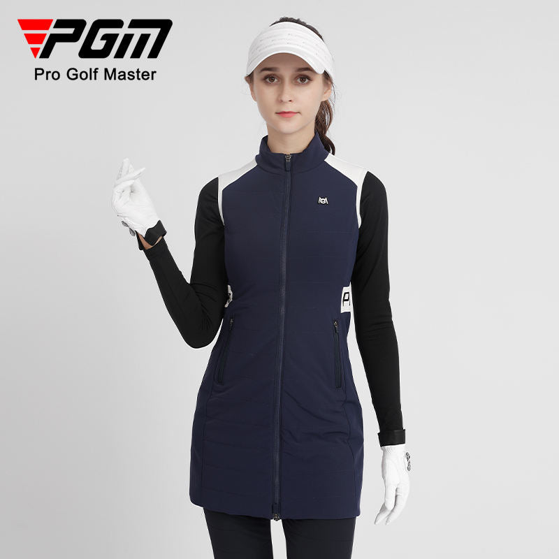 PGM YF499 women soft shell golf sleeveless bubble jacket windbreaker golf vest