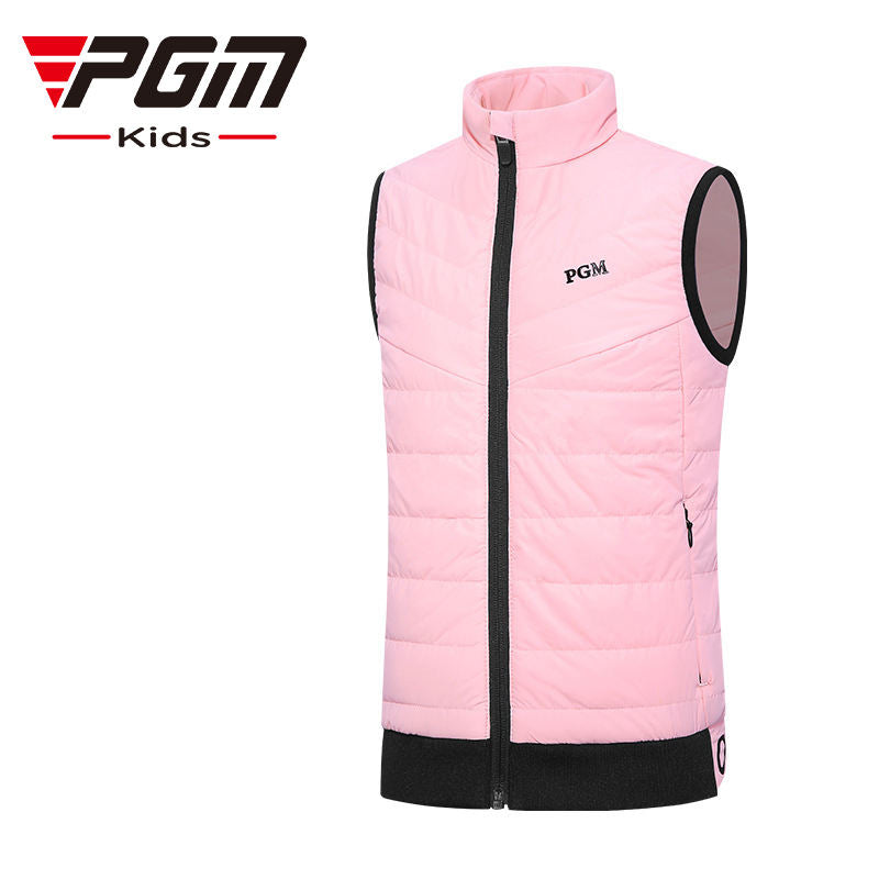 PGM YF512 junior winter golf jacket polyester girl sport golf vest