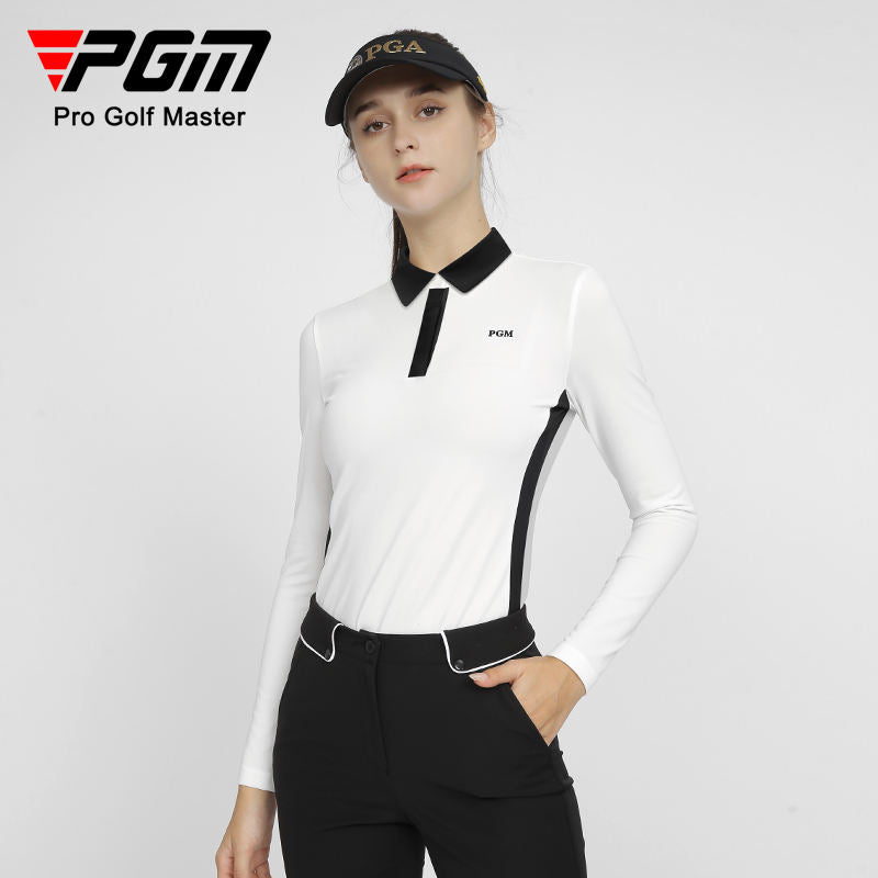 PGM YF540 custom logo blank golf t shirt polo golf polo shirts for women