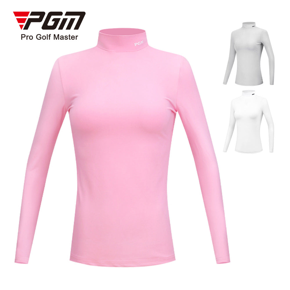 PGM YF389 crew neck multi moloured slim fit sport golf shirt plain for women