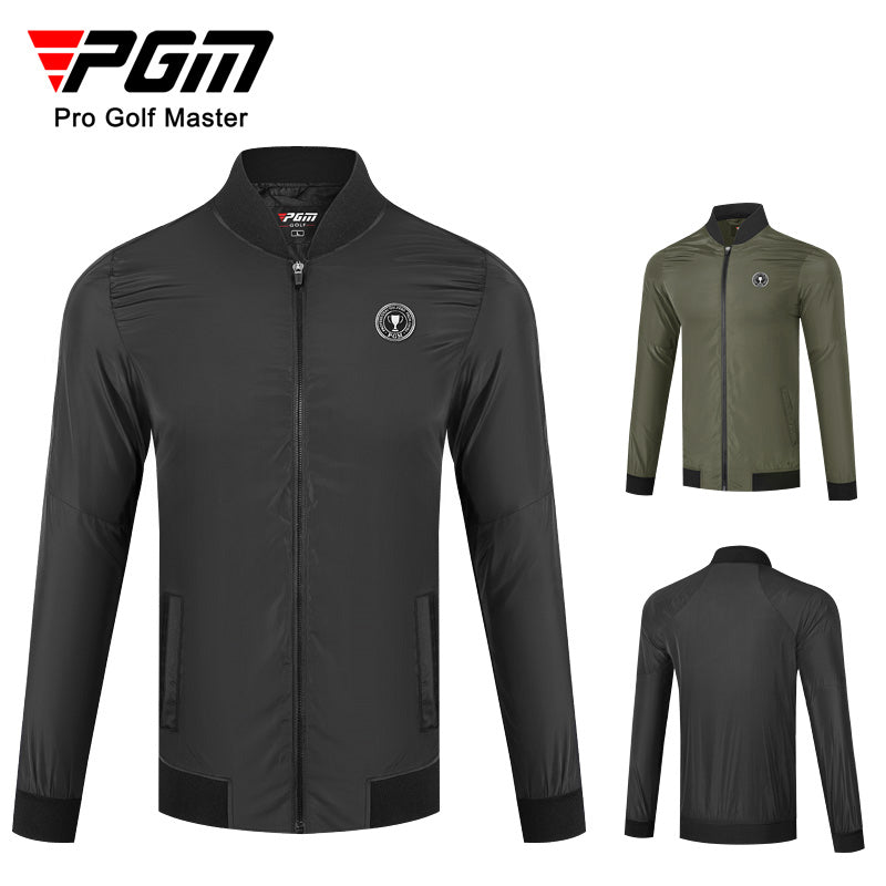 PGM YF439 men waterproof breathable outdoor warm golf jacket with logo