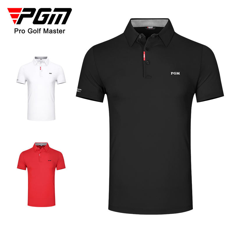 PGM YF463 custom logo golf performance polo shirts men cool golf polo