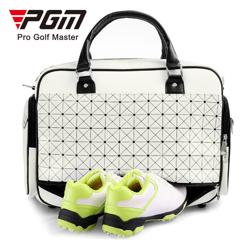 PGM YWB016 PU golf boston bag Large Volume Waterproof Boston Clothing Bag