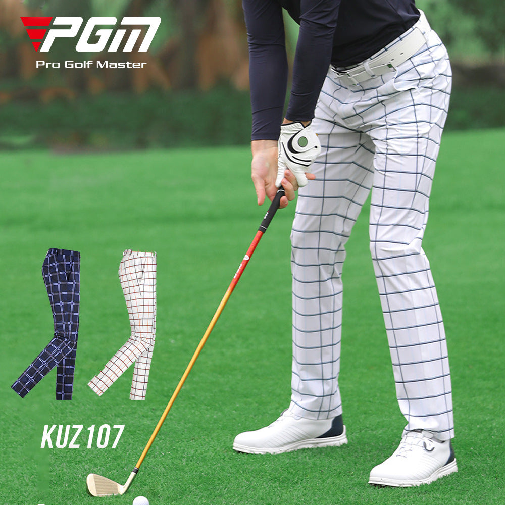 PGM KUZ107 funky mens golf pants spandex waterproof golf pants