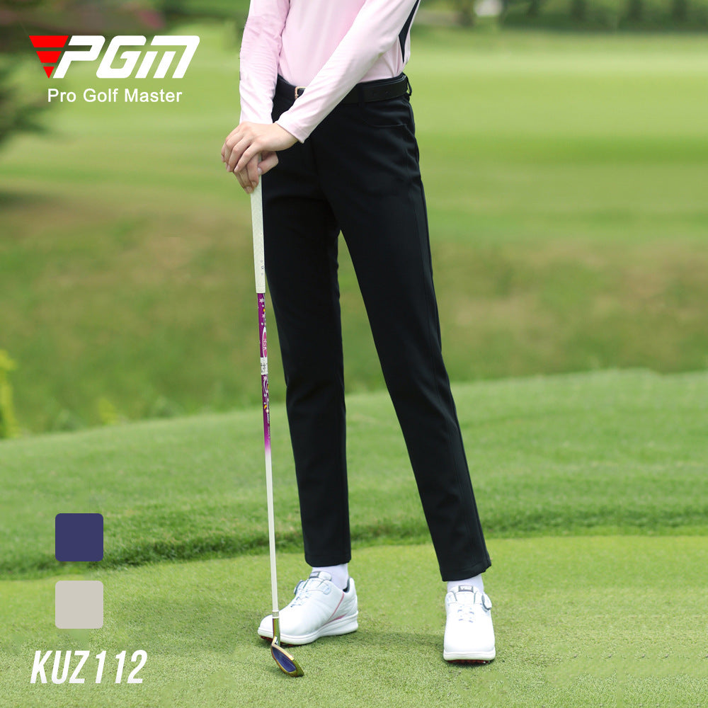 PGM KUZ112 winter women golf trousers nylon spandex stretch golf ladies pants