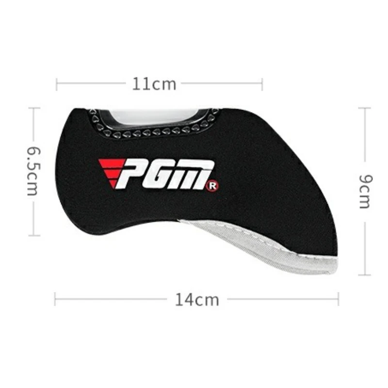 PGM Golf Club Head Covers Golf Clubs Head Cover Thickened Anti-collision Irons Universal Transparent Top Covers Window complete set of 12 - Image 6