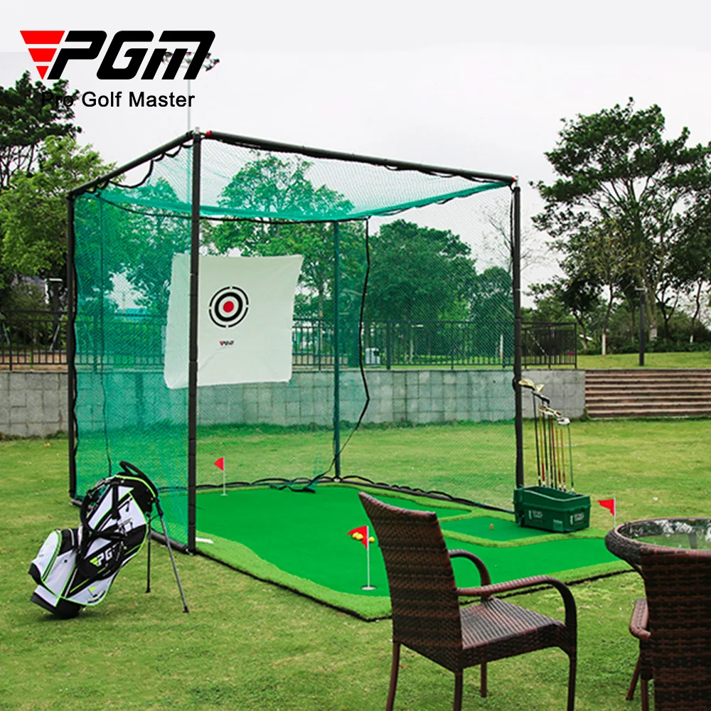 PGM LXW001 Factory 3M Heavy-Duty Outdoor Golf Cage + Mat